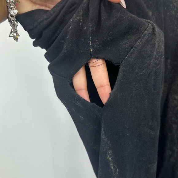 Harley Davidson Cafe Las Vegas Custom Bleach Splatter Short Sleeve Shirt - Picture 7 of 8